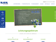 Tablet Screenshot of kuk-networks.de